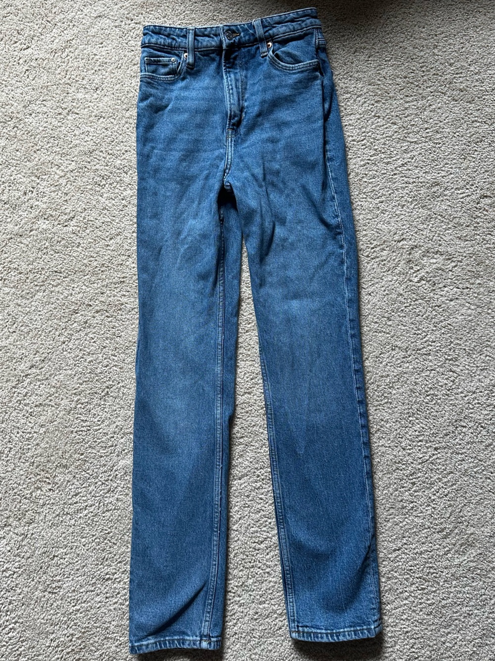 &Denim slim straight jeans